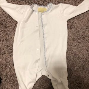 Pixie Lily Blue Jersey Footy Romper